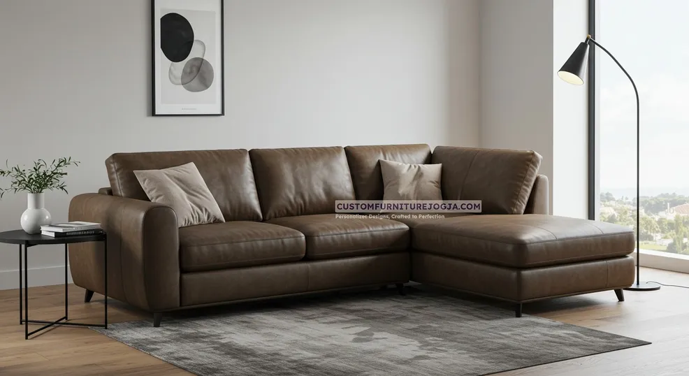 Jasa Pembuatan L Shape Sofa Jogja